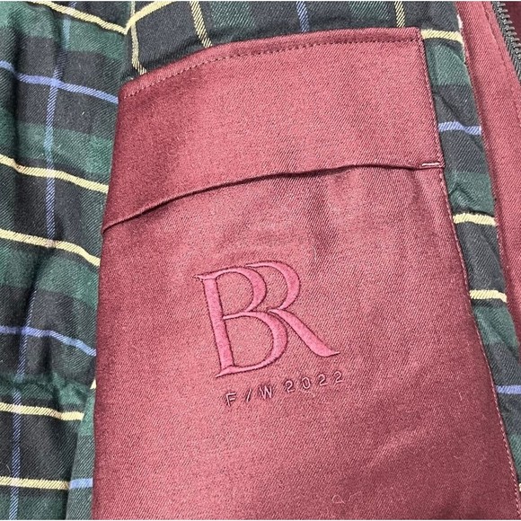 Banana Republic Cima Snorkel Down Parka Coat Mens Sz LT Thigh Length Merlot NWT - Picture 9 of 13